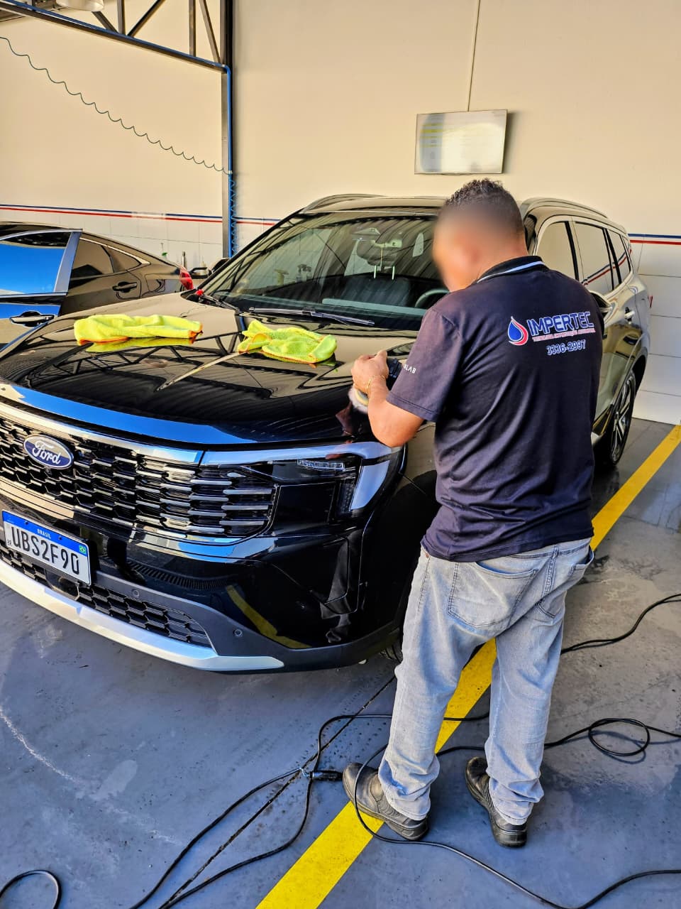 Polimento técnico de pintura em SUV na Impertec Uberaba
